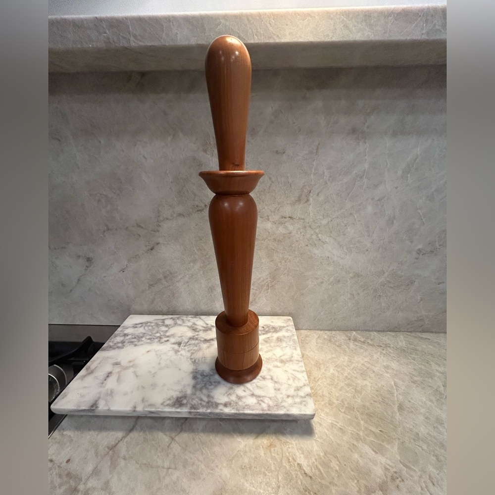 SIGNED SCOT LAUGHTON PEPPER GRINDER | HANDMADE CANADA | PEUGEOT FRANCE